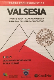 Cartina Valsesia - Monte Rosa