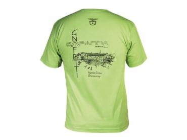 Short sleeves T-shirt man green – Gnifetti Hut