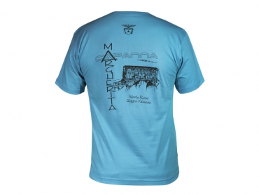 Short sleeves T-shirt man turquoise –...