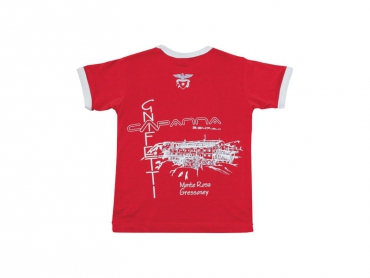 T-shirt bimbi mezza manica rossa - Capanna...