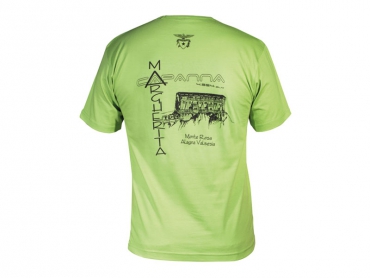 T-shirt Donna mezza manica verde - Capanna...