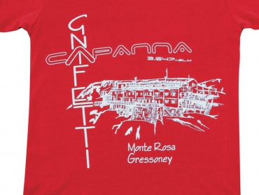 T-shirt bimbi mezza manica rossa - Capanna...