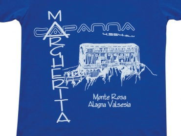 T-shirt bimbi mezza manica blu - Capanna...