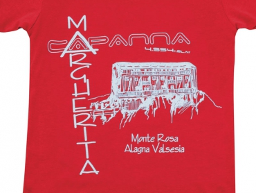 T-shirt bimbi mezza manica rossa - Capanna...