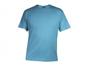 Short sleeves T-shirt man turquoise – Gnifetti Hut